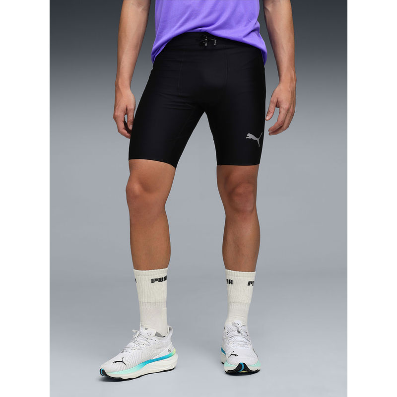Puma Raceday UF 9 Men Black Tight Shorts (XS)