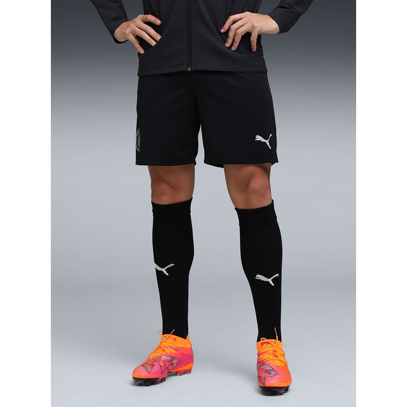 Puma Manchester City Men Black Football Training Shorts (XS)