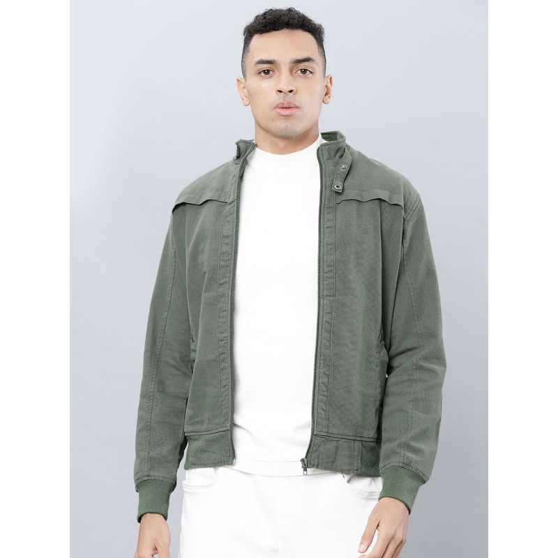 HIGHLANDER Men Green Tailored Jacket (M)