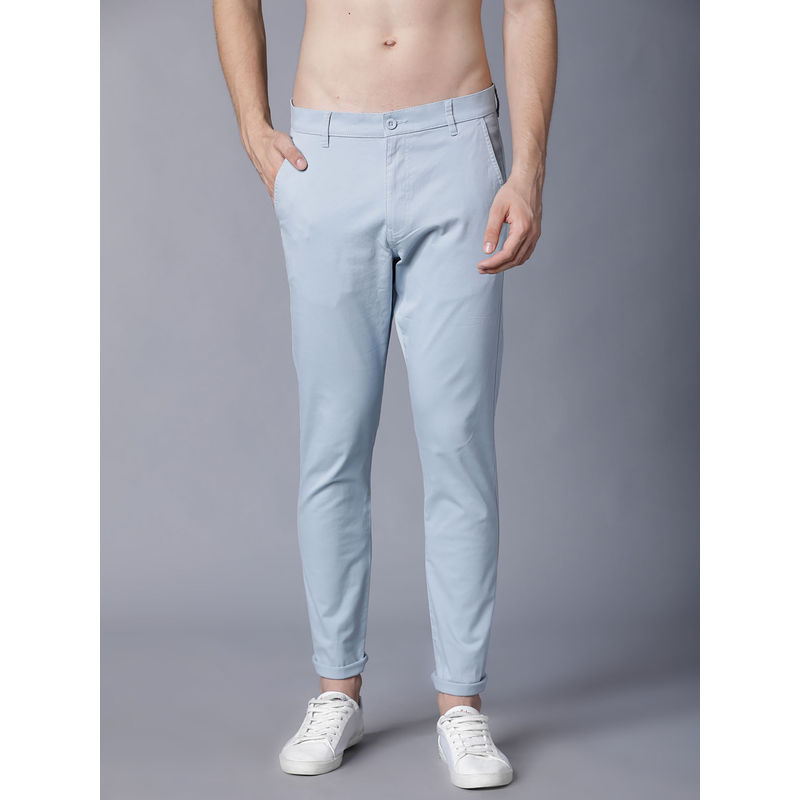 HIGHLANDER Men Blue Slim Fit Chinos (30)