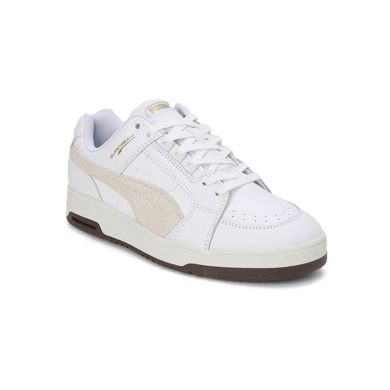 Puma Slipstream Lo Lux Unisex White Sneakers Buy Puma Slipstream Lo Lux Unisex White Sneakers