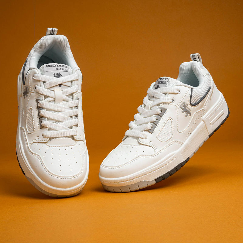 Red Tape Women Solid White Sneakers (UK 5)