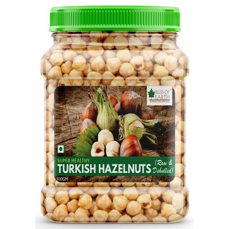 Bliss Of Earth Super Healthy Turkish Hazelnuts (raw & Dehulled)