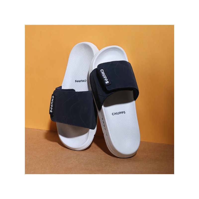 Chupps Bandwidth Sliders Men Casual Sliders White (UK 11)