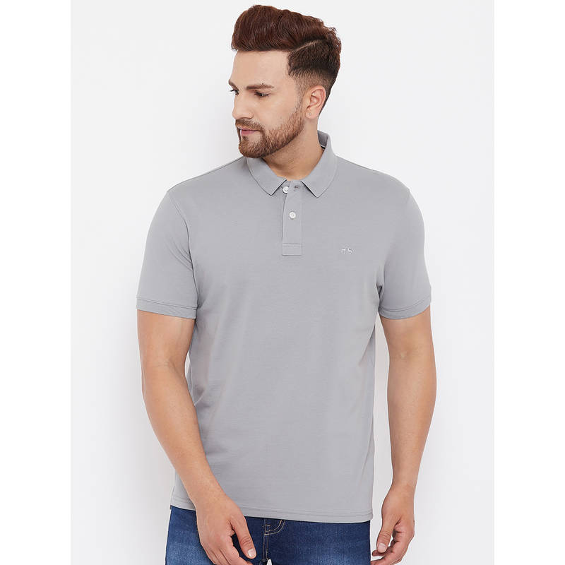 98 Degree North Grey Polo T-Shirt (3XL)