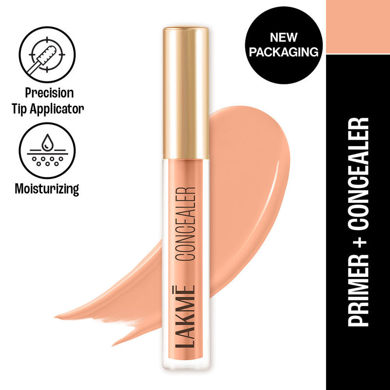Lakme 9 To 5 Powerplay Priming Concealer Built In Primer, Hydrating, 10 Ivory