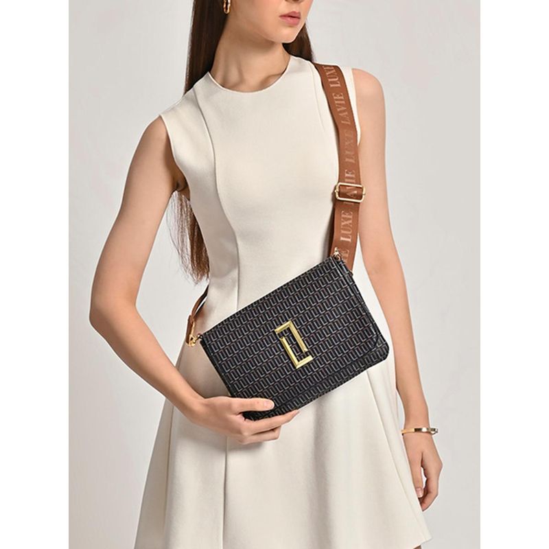 Buy Lavie Luxe Navy Blue Women's Mono Candy 2C Sling Bag (M) Online