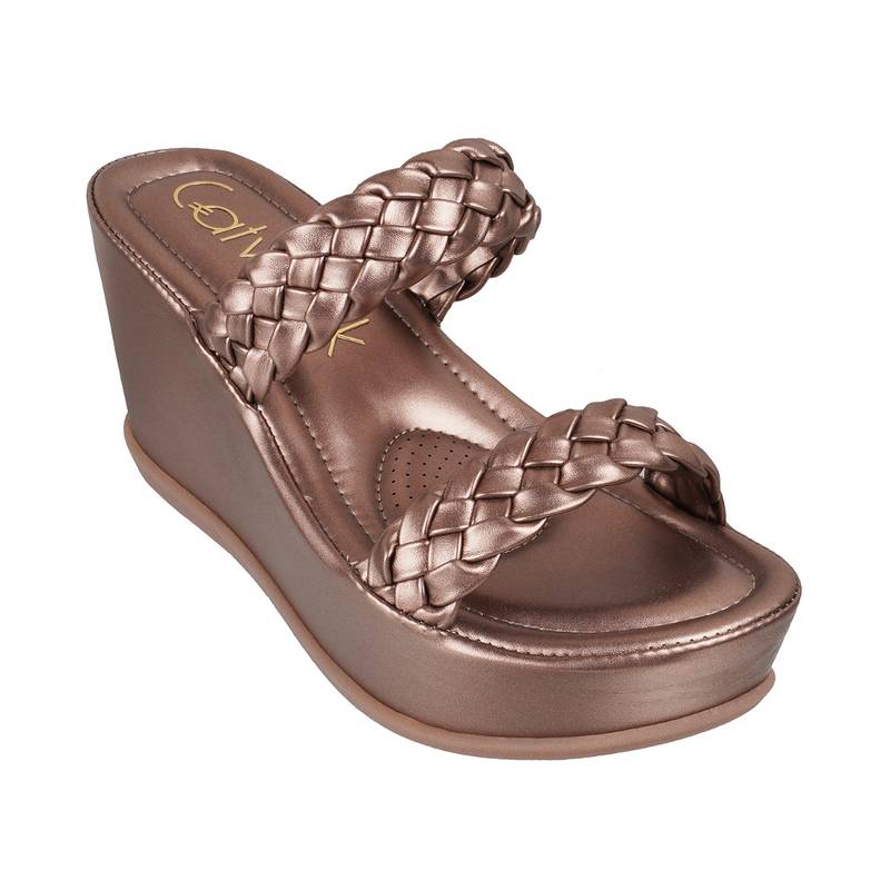 Catwalk Casual Women Brown Hot Chic Sandals (UK 8)