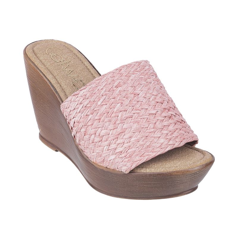 Catwalk Casual Women Pink Boho Chic Sandals (UK 4)