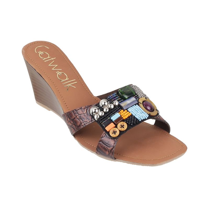 Catwalk Casual Women Multi-Color Sandals (UK 9)
