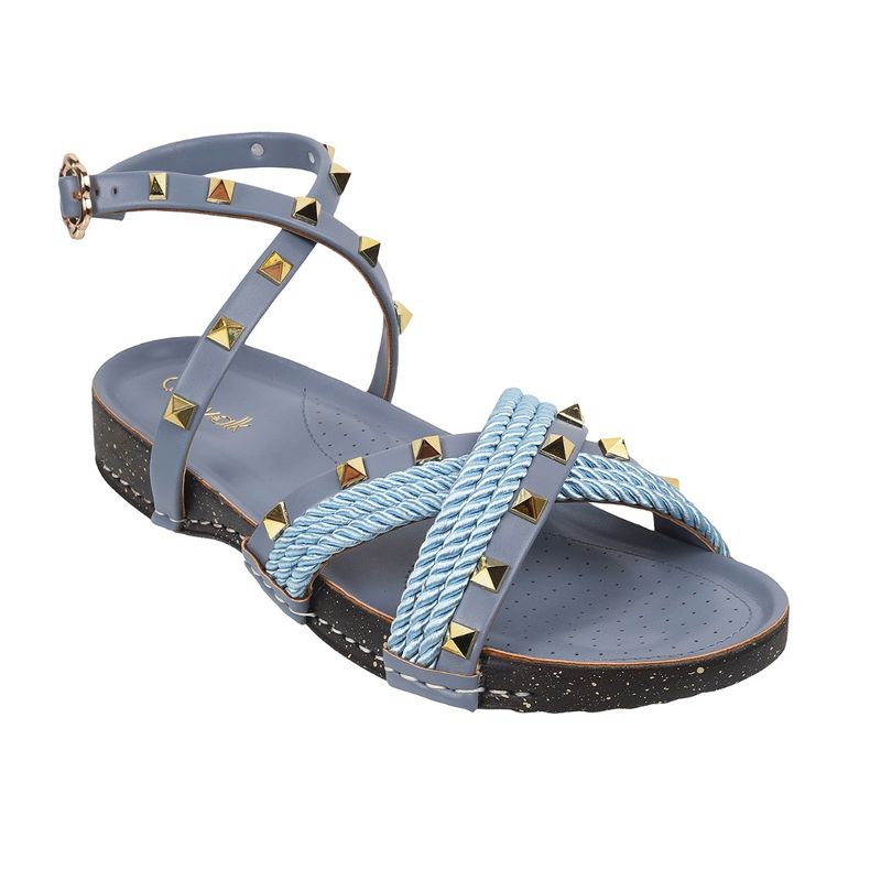 Catwalk Casual Women Blue Sandals (UK 4)