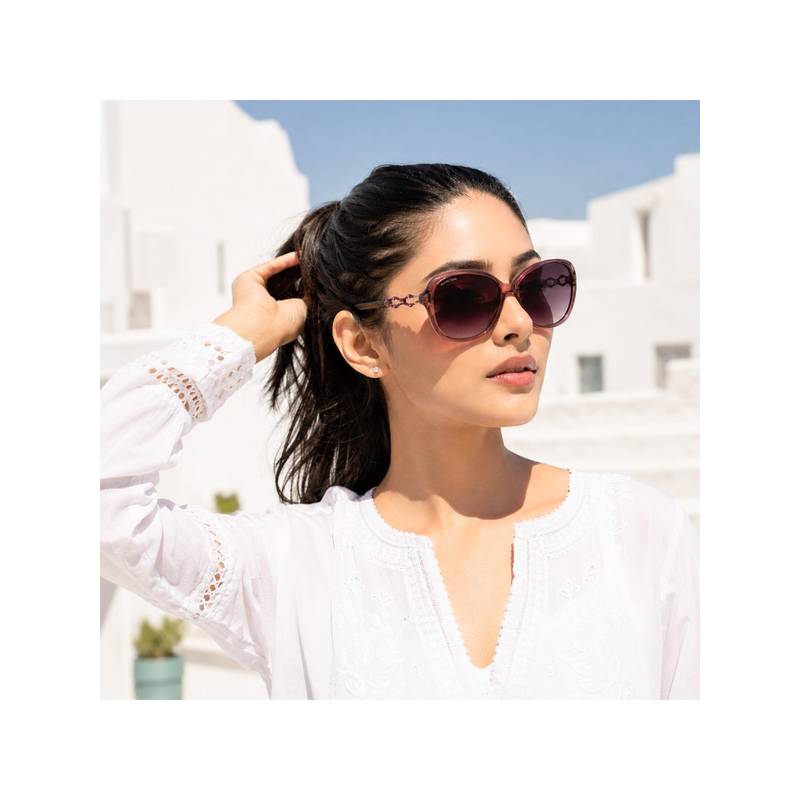 Buy ROYAL SON Butterfly UV Protection Women Sunglasses Purple Lens