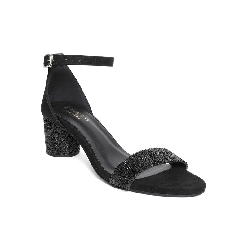 Monrow Black Saylor Block Heels (EURO 37)
