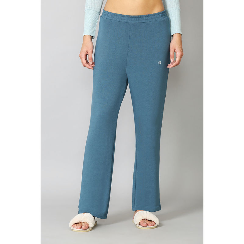 Van Heusen Women Functional Pocket & Wide Leg Opening Lounge Pyjamas - Blue (2XL)