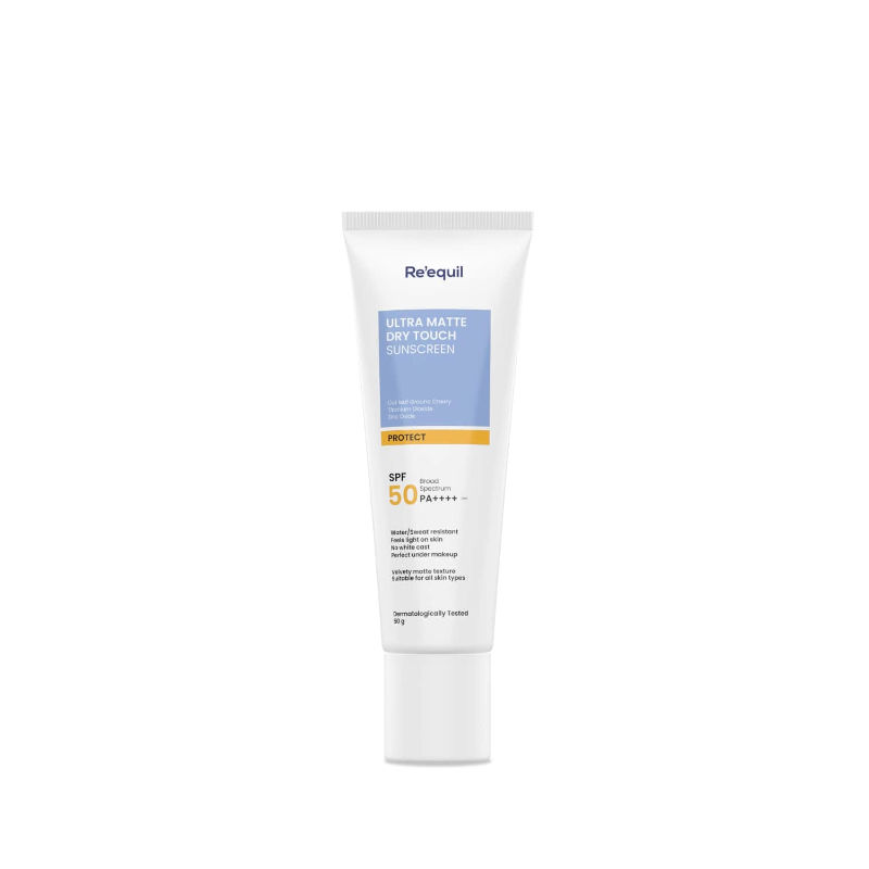 Re'equil Ultra Matte Dry Touch Sunscreen Gel SPF 50 PA ++++ UVA