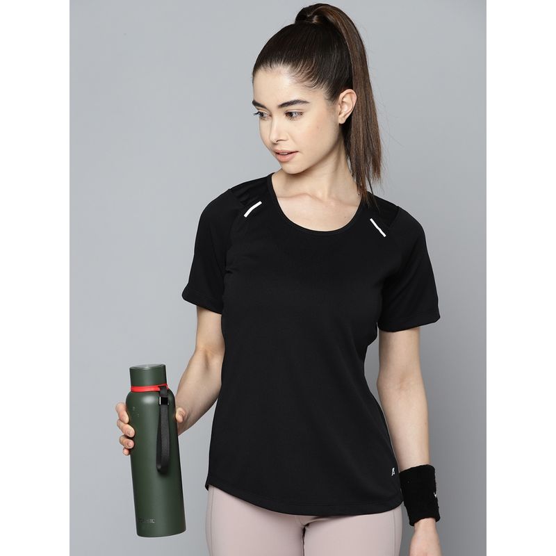 Buy Alcis Women Solid Anti Static Slim Fit Sports T Shirt Online