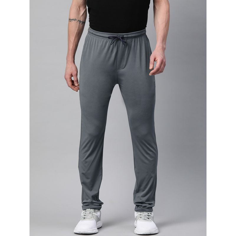TOM BURG Men Grey Regular Fit Track Pant (L)