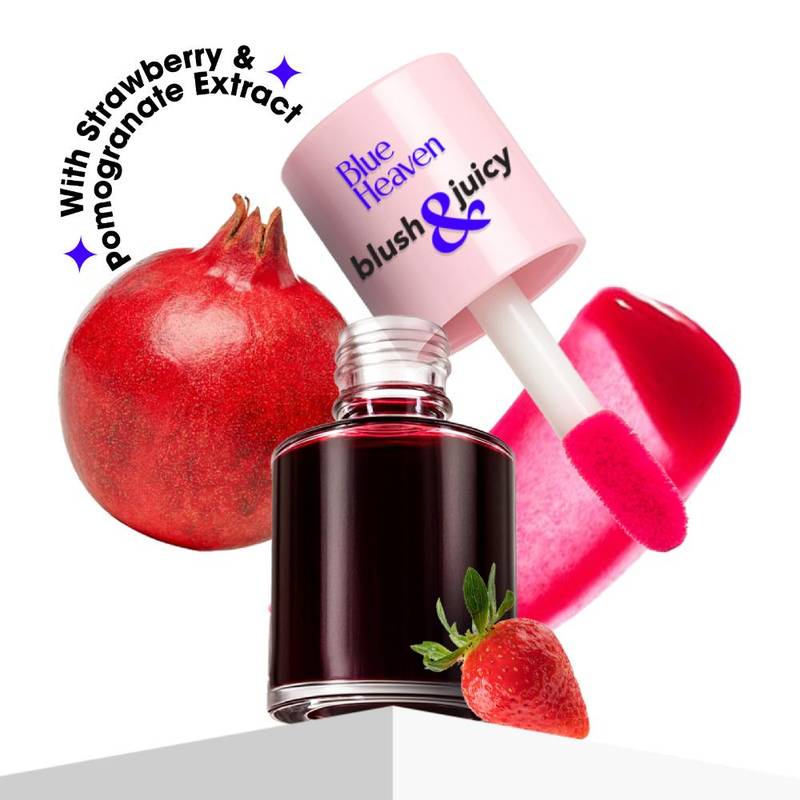 Blue Heaven Blush & Juicy Lip & Cheek Tint - Berry Juice, 9 ml