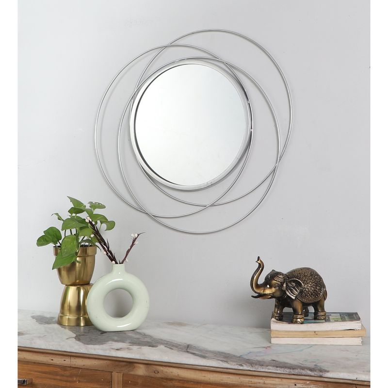Amaya Decors Double Wired Round Wall Mirror Buy Amaya Decors Double
