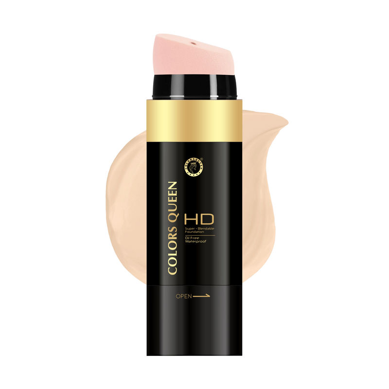 Colors Queen Hd Super Blendable Oil Free & Waterproof Foundation - Rose Bluse - 02