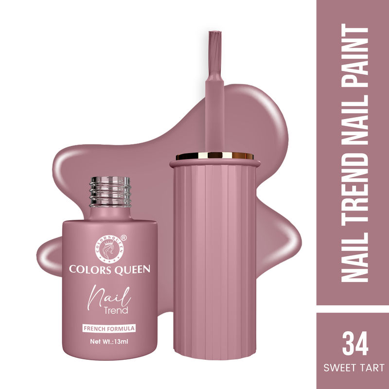 Colors Queen Trend French Formula Nail Polish - Sweet Tart