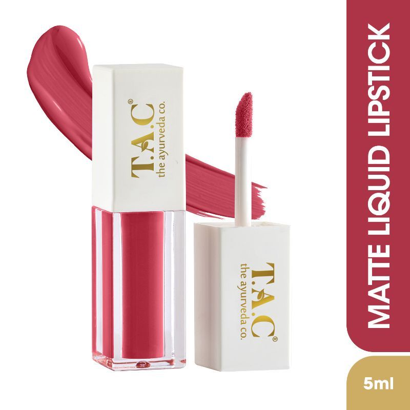 TAC - The Ayurveda Co. Long Stay Matte Liquid Lipstick - Catchy Coral