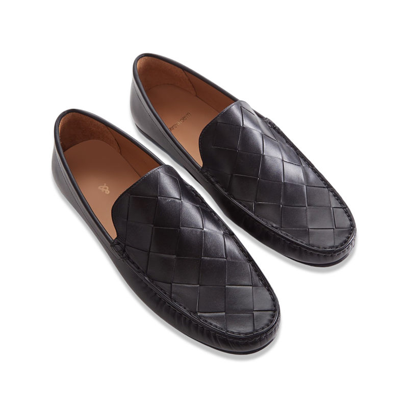 Baron&Bay Arno Woven Black loafers (UK 6)