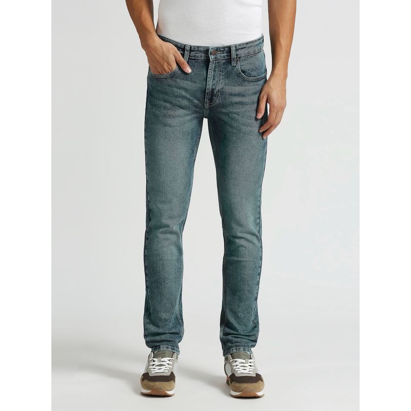 Pepe Jeans Vapour Dark Blue Mid Rise Tapered Jeans (28)