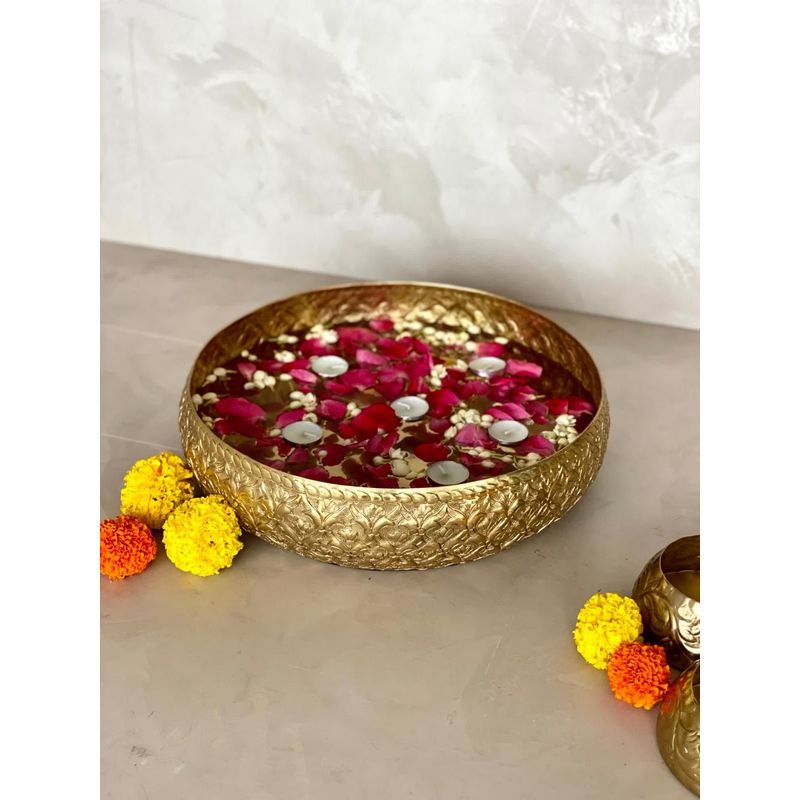 Mason Home Noor Gold Urli Bowl (Large)