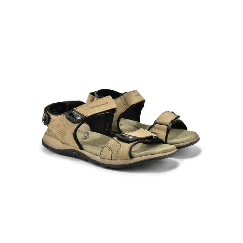 WOODLAND Men Casual Khaki Sandals (EURO 41)