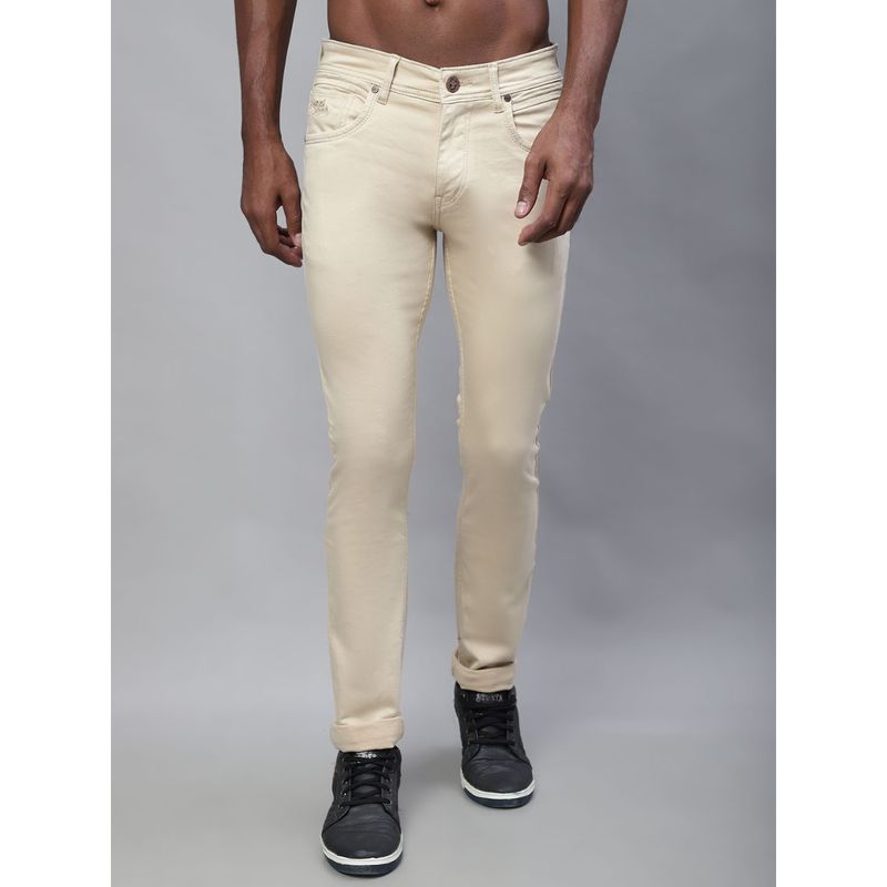 Cantabil Men Beige Jeans (32)