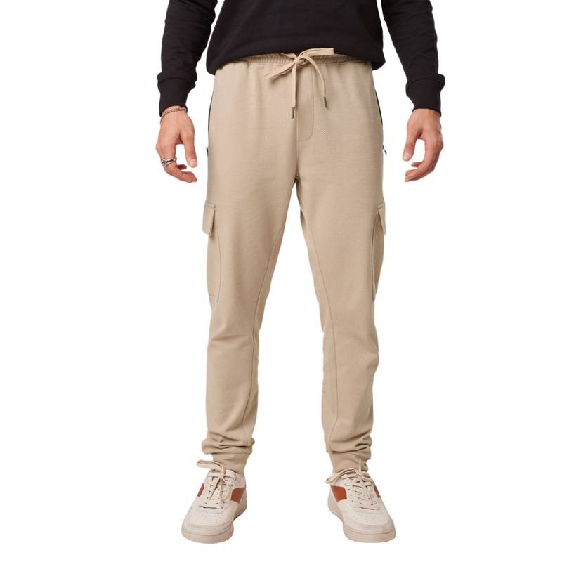 Buy The Souled Store Solids Mushroom Color Men Cargo Joggers Online