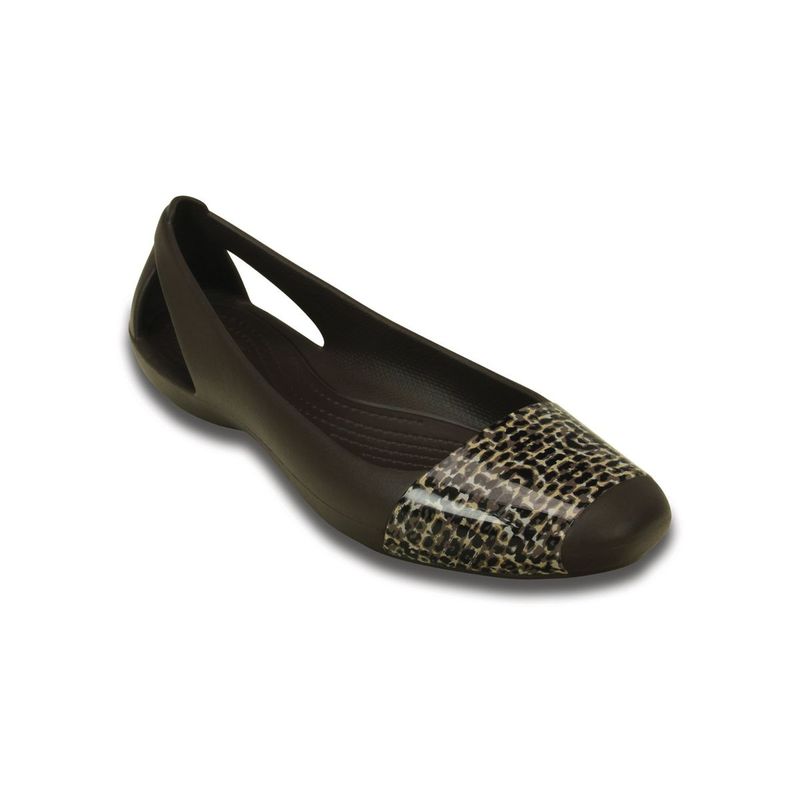 Crocs sienna shop shiny flat