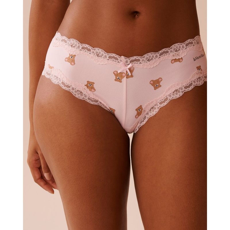 La Vie En Rose Pink Pchy Drm Cheeky Bikini (S)