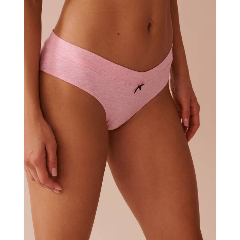 La Vie En Rose Pink Cotton Bikini Panty (XS)