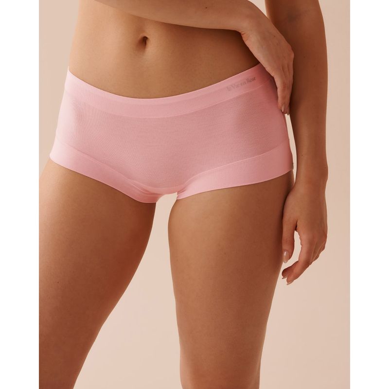 La Vie En Rose Pink Boyleg Modal Boyshort (M)