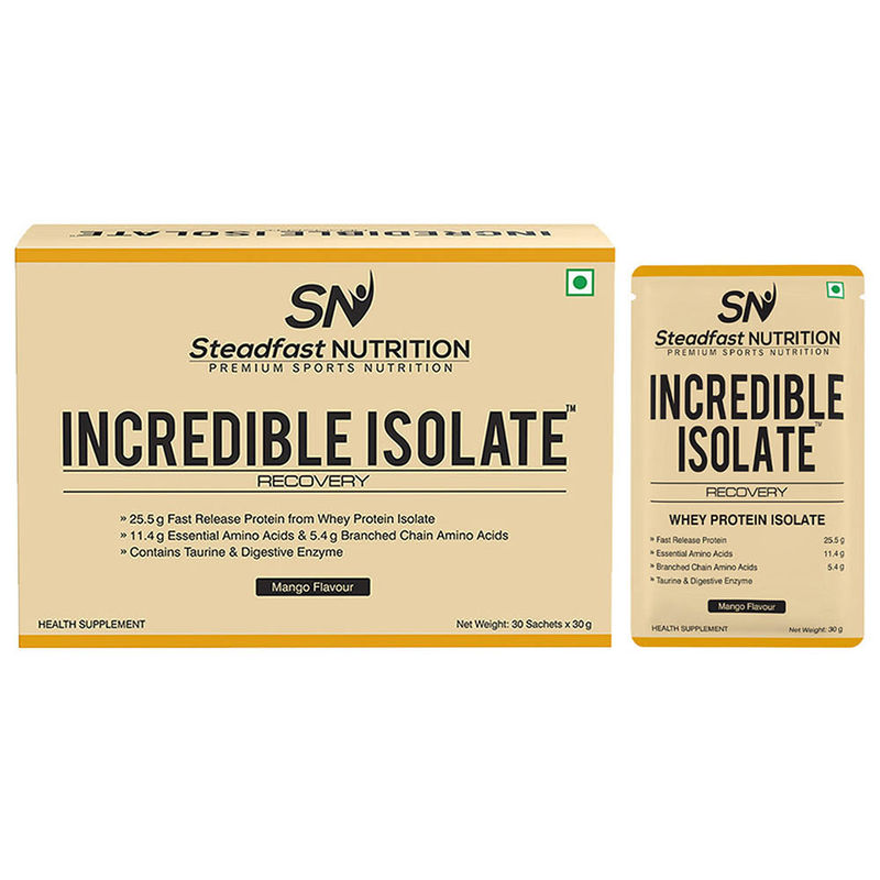 Steadfast NUTRITION Incredible Isolate Whey Protein Blend The Instant Recovery - Mango