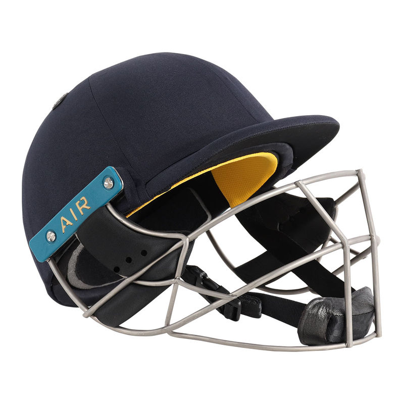 Shrey Masterclass Air 2.0 Titanium-Navy Cricket Helmet (L)