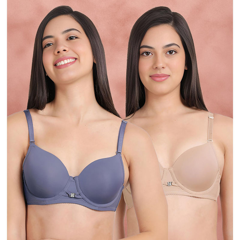 Shyaway Susie By Shyaway Padded Wired T-Shirt Bra (Pack of 2) (38C)