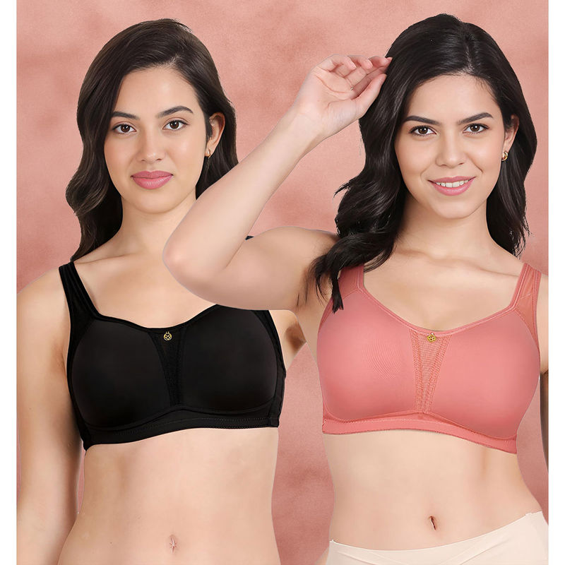Shyaway Taabu By Shyaway Full Coverage Padded Minimizer Bra (Pack of 2) (32C)