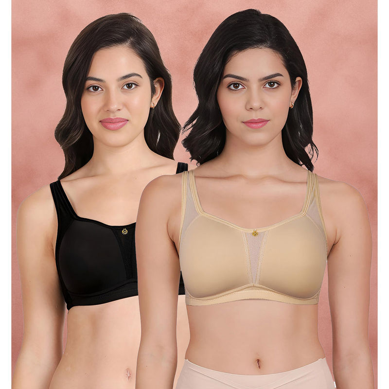 Shyaway Taabu By Shyaway Full Coverage Padded Minimizer Bra (Pack of 2) (36D)