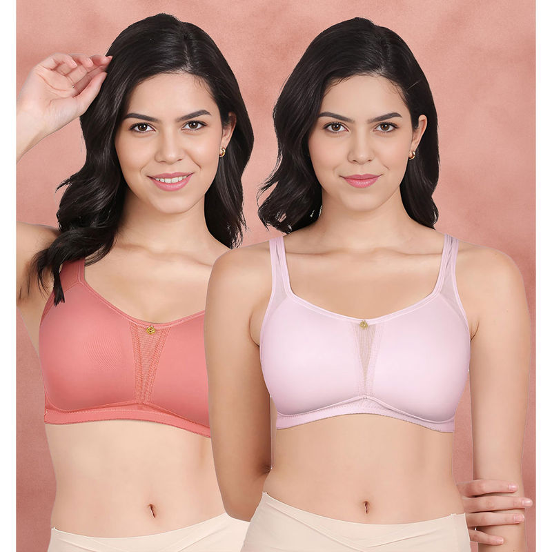 Shyaway Taabu By Shyaway Full Coverage Padded Minimizer Bra (Pack of 2) (36C)