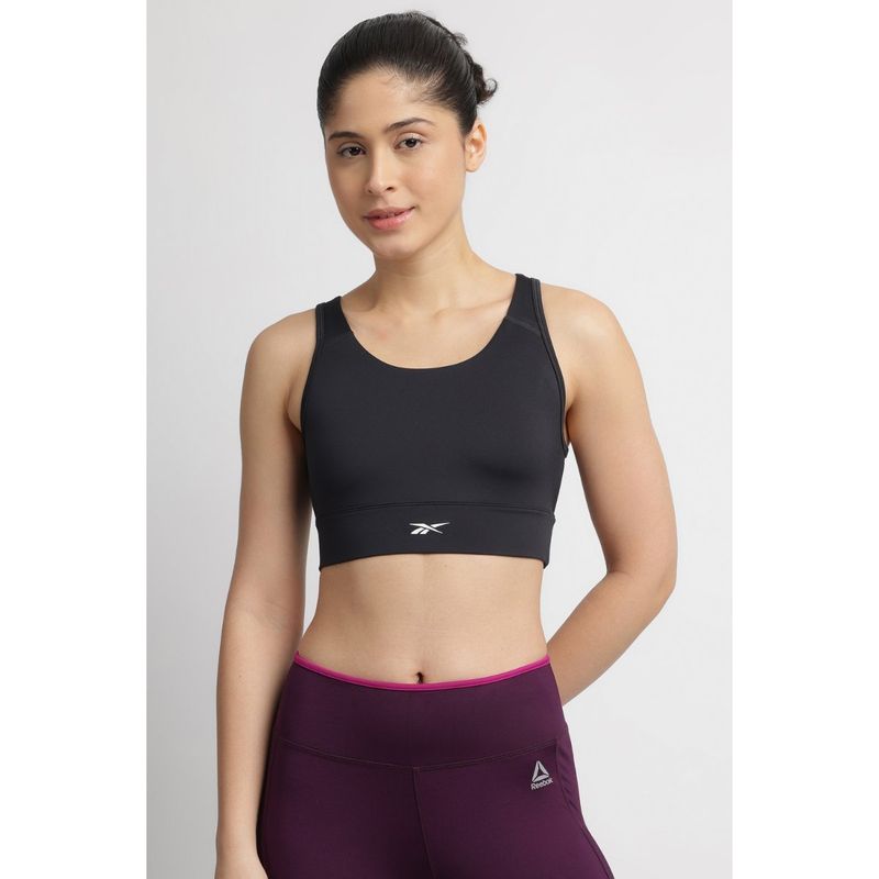 Reebok Women Black Sports Bra (XS)