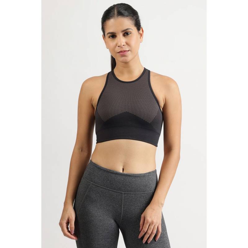 Reebok Women Black Sports Bra (XS)