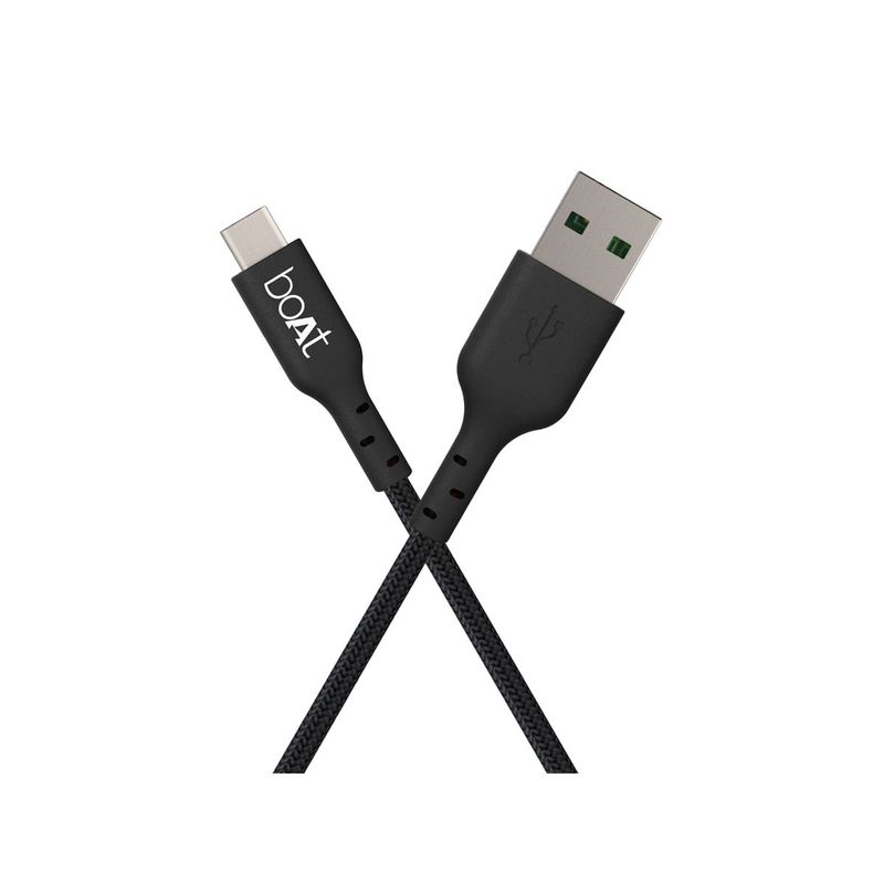 Buy boAt Type C A350 N Cable 1.5m (Jet Black) Online