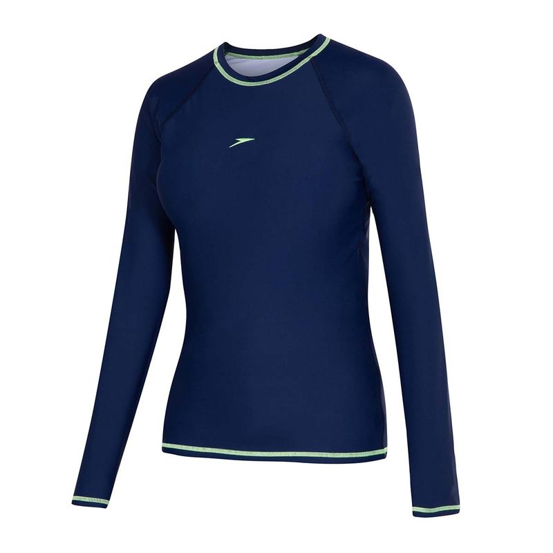 Speedo Women's Long Sleeve Suntop - & Bright Zest (40)