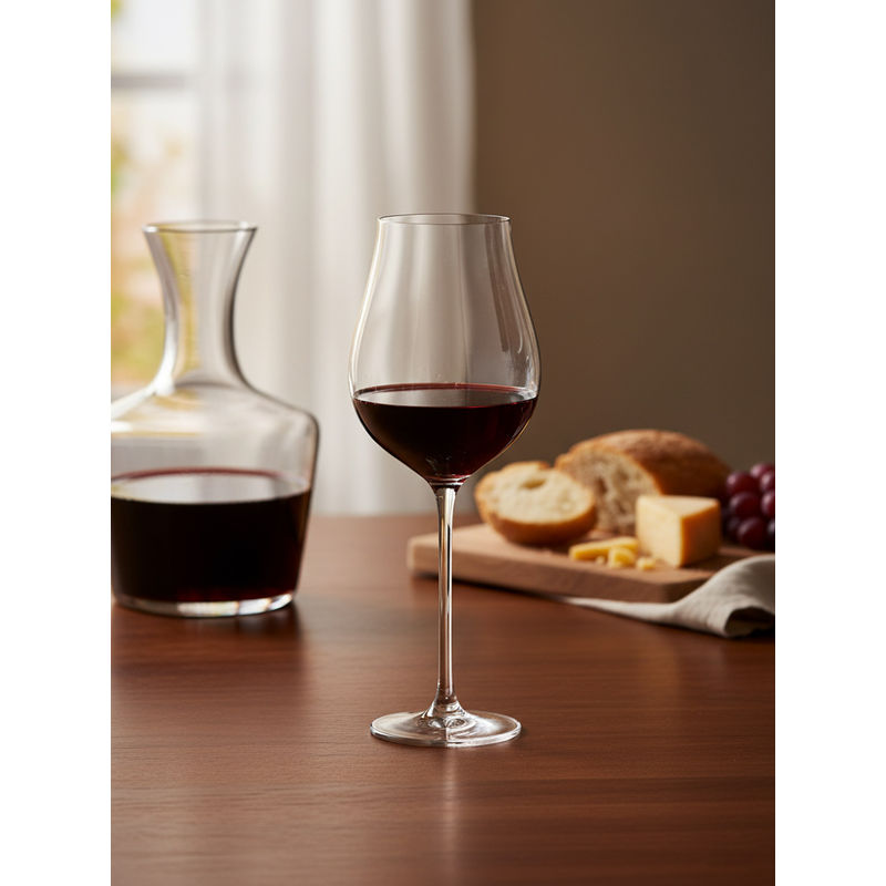 Crystal Bohemia Transparent Limosa Premium Wine Glasses (Pack Of 6) (400ml)