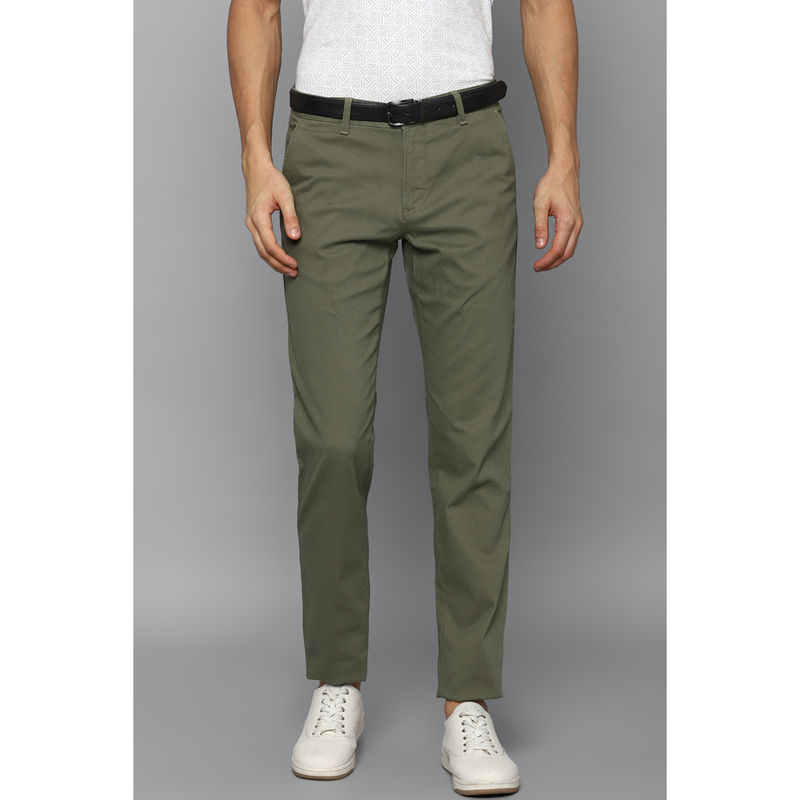 Louis Philippe Olive Casual Trouser (36)