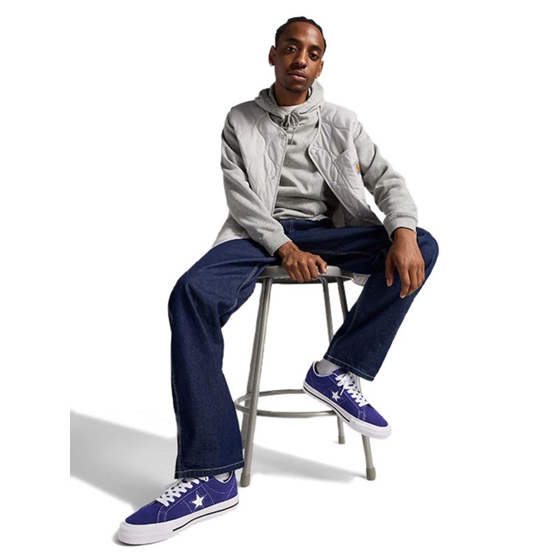 Converse Unisex Cons One Star Pro Suede Low Top Sneakers (UK 6)