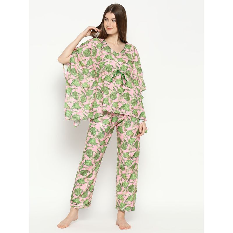 Buy Pyjama Party Exotica Kaftan Pj Set Cotton Rayon Pj Set In Kaftan
